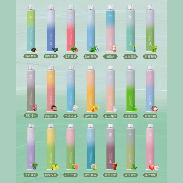 ILIA Bar 4 6500-Type-C快充設計-拋棄式電子煙長效續航
