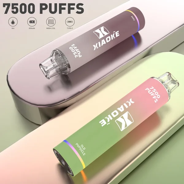 梟客拋棄式電子煙｜7500口 無需充電用完即拋 (1)