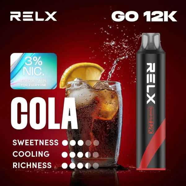RELX Smash Go 12000-可樂口味-悅刻12000口一次性電子煙台灣現貨