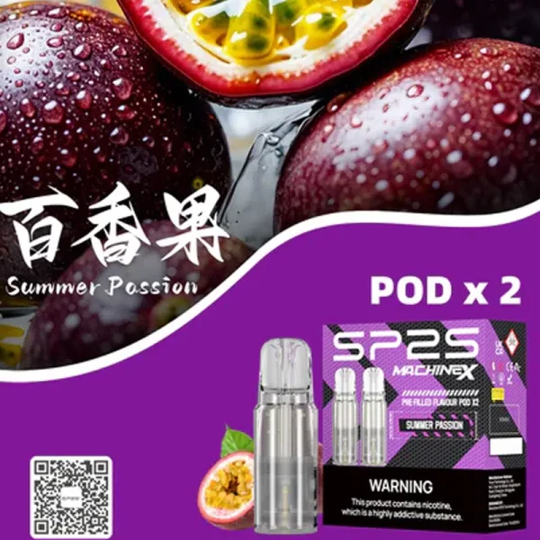 SP2S MAX Refillable Pod multiple flavors Taiwan Passion Fruit