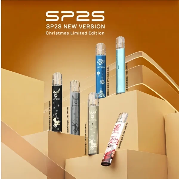 SP2S 思博瑞聖誕限定主機 - 鈦金屬質感一代通用電子煙桿。