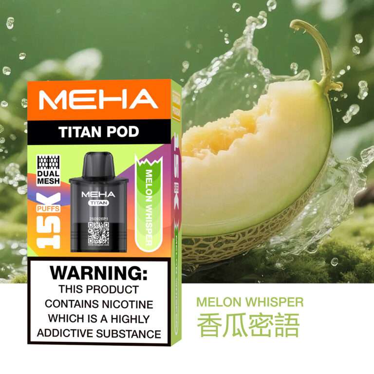 MEHA魅嗨泰坦煙彈 - 蜜瓜細語口味,清甜柔和
