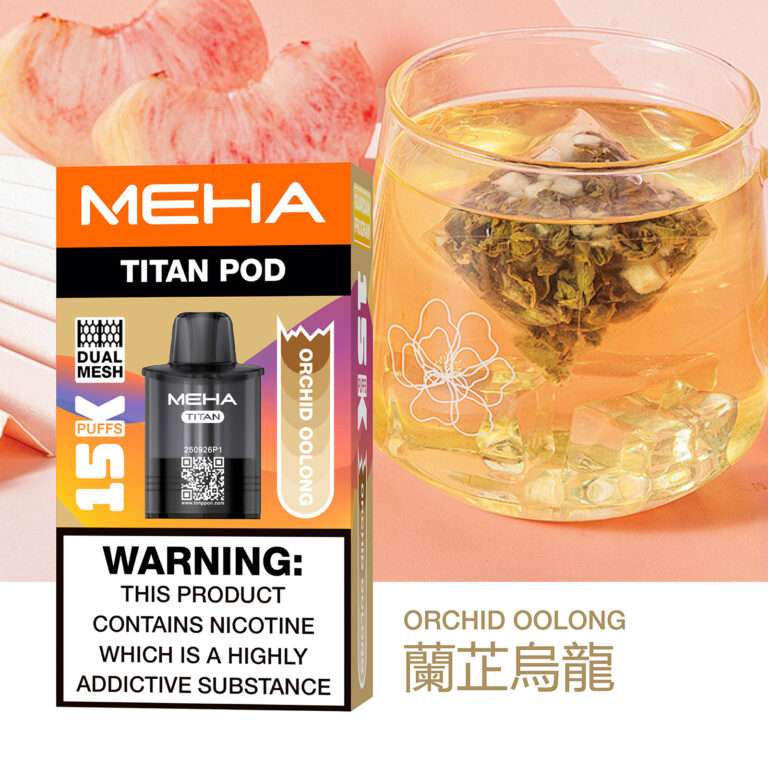 MEHA魅嗨泰坦煙彈 - 蘭花烏龍口味,優雅茶香