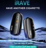IRAVE二回機加熱菸主機正面展示｜數位螢幕雙模式切換兼容IQOS TEREA煙彈｜台灣現貨